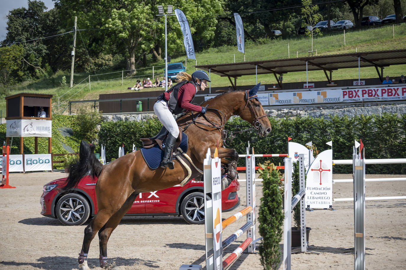 Fotos: Imágenes de la segunda jornada del Concurso de Saltos Internacional de Heras