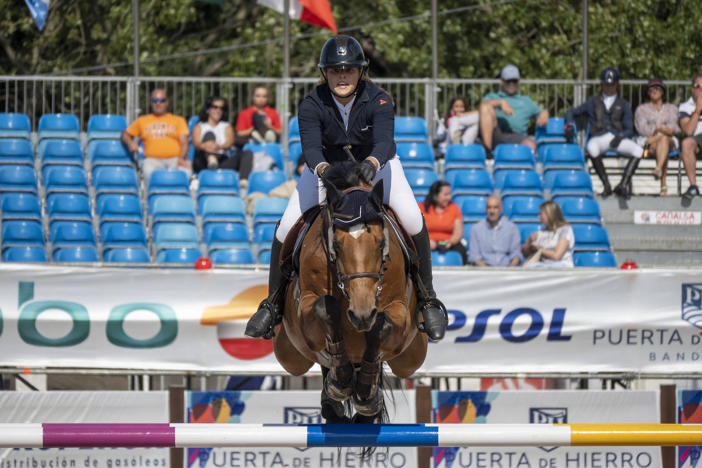 Fotos: Imágenes de la segunda jornada del Concurso de Saltos Internacional de Heras