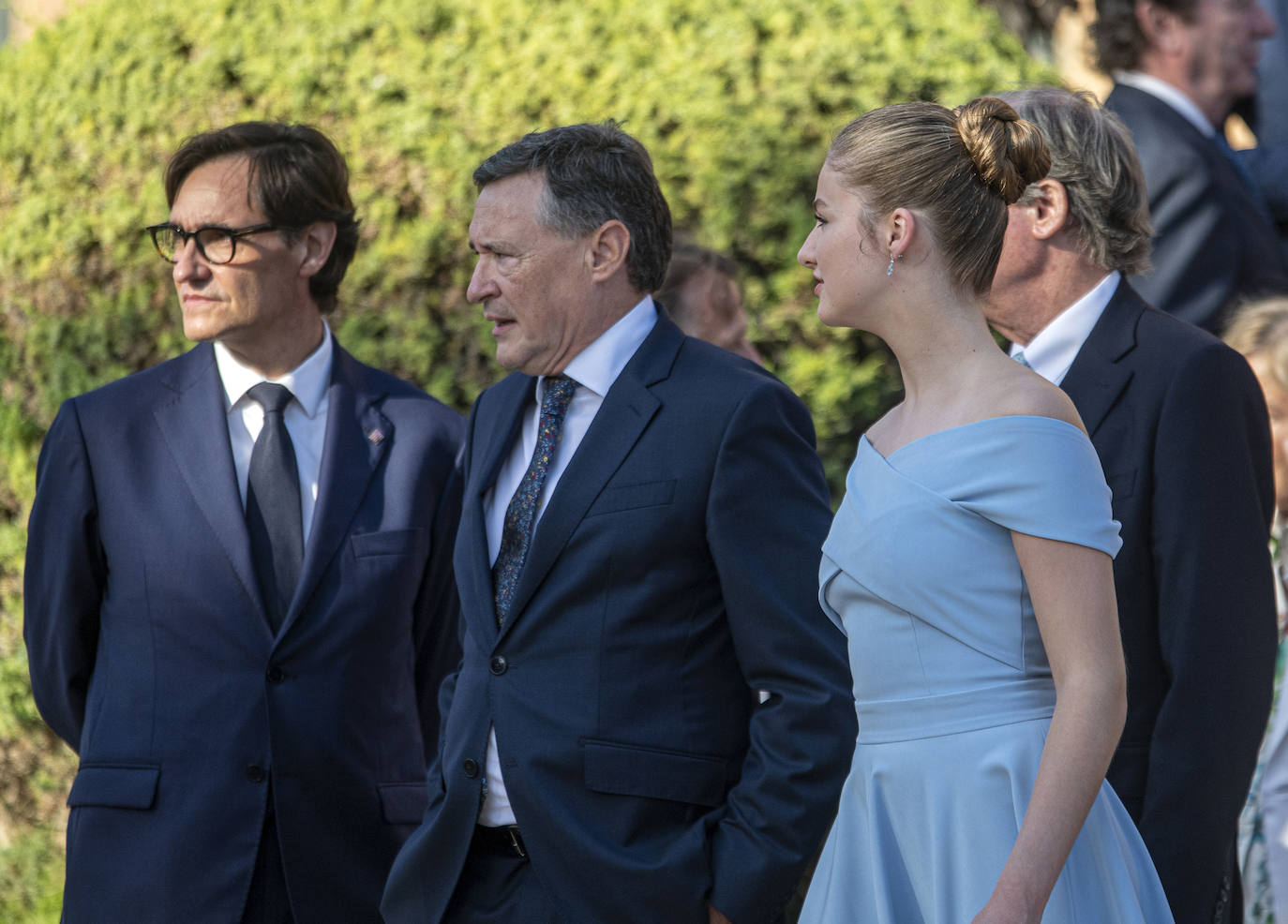 Los Reyes, la princesa Leonor y la infanta Sofía visitan Cataluña con motivo de la entrega de los premios de Fundación Princesa de Girona. Esta ha sido la primera vez que la heredera de la Corona ha visitado la provincia.