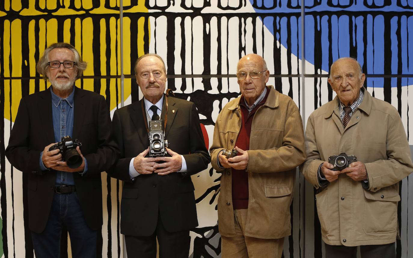 Pablo Hojas, Ángel de la Hoz, José Luis Arauna y Manolo Bustamante.