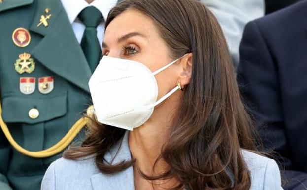 La reina Letizia en la inauguración 'V Jornada sobre tratamiento informativo de la discapacidad en los medios de comunicación'. 