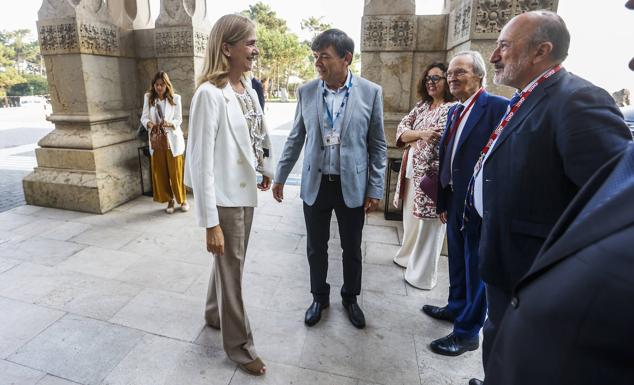 La infanta Cristina, en Santander para asistir a un curso.