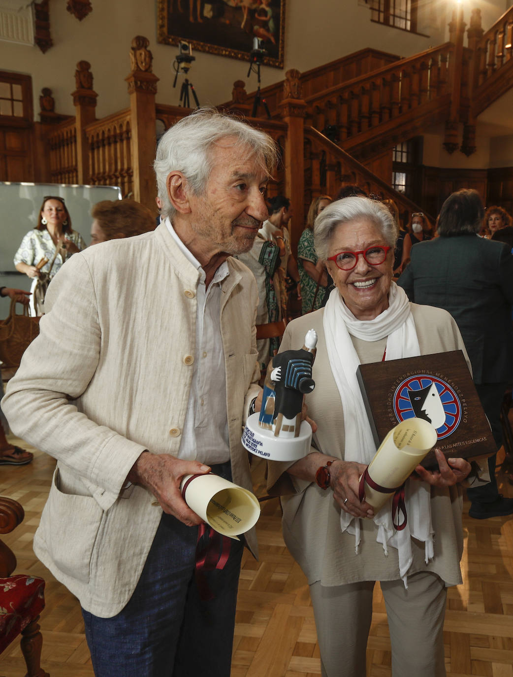 Fotos: Lola Herrera y José Sacristán, premiados por la UIMP