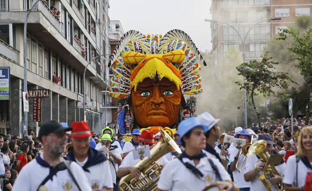 Carroza ganadora de la edición de 2019 de la Batalla, la última que se ha celebrado.