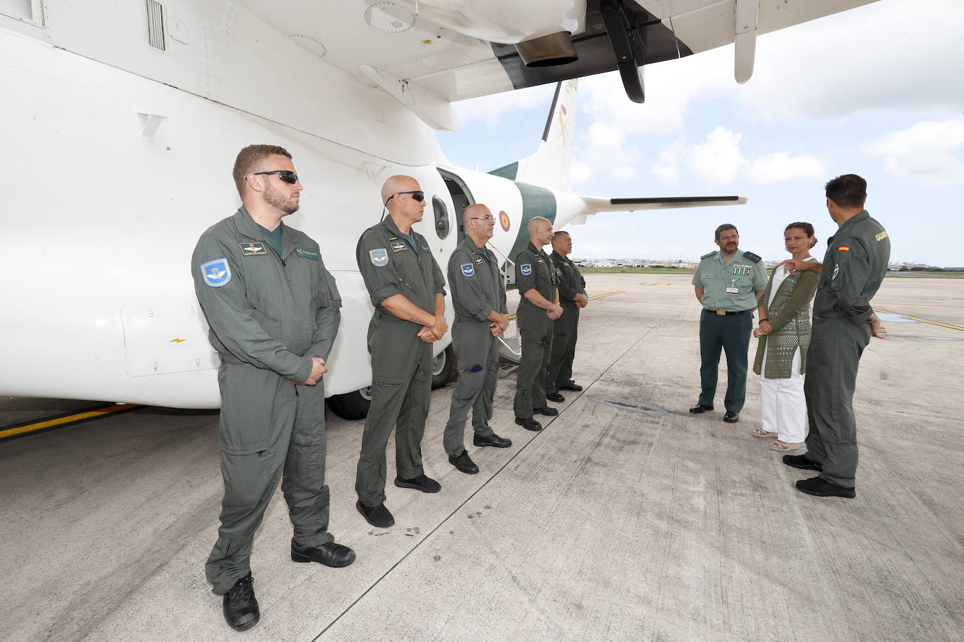 Un periodista y un fotógrafo de El Diario Montañés acompañaron a la expedición aérea.