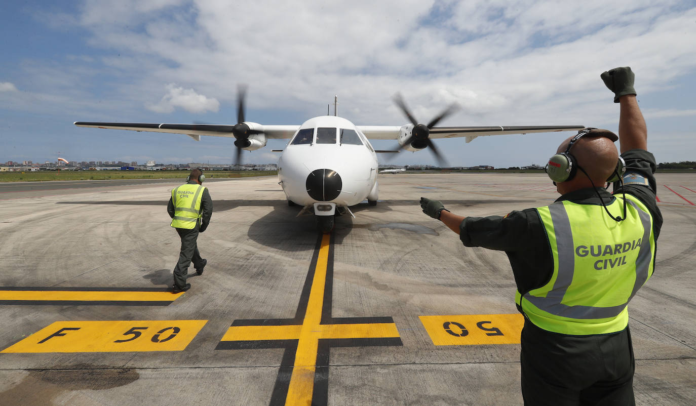 Un periodista y un fotógrafo de El Diario Montañés acompañaron a la expedición aérea.