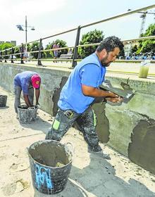 Imagen secundaria 2 - Operarios y personal de limpieza ultiman los detalles