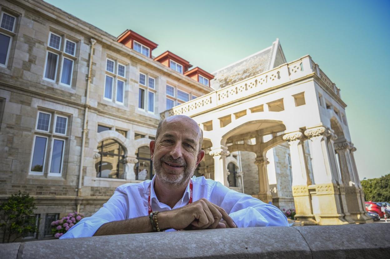 Jaume Sanpera, fundador y CEO de Sateliot, en el Palacio de La Magdalena.