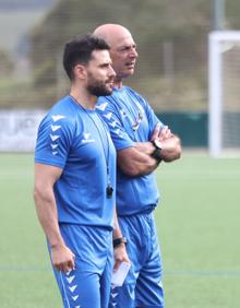 Imagen secundaria 2 - Varios momentos del primer entrenamiento.