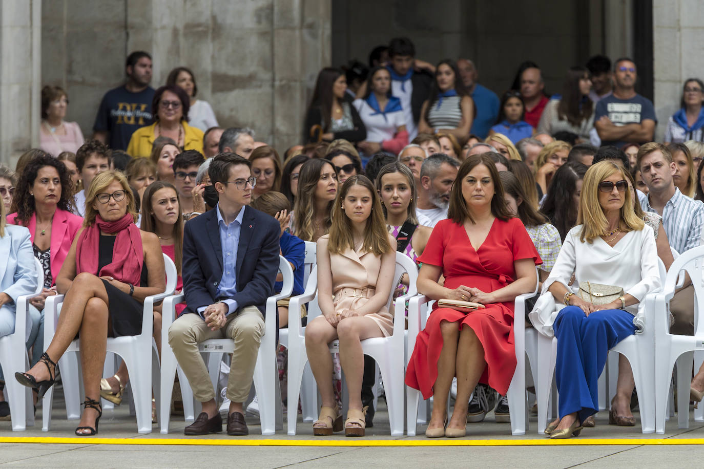 Fotos: La entrega de la bandera de España, en imágenes