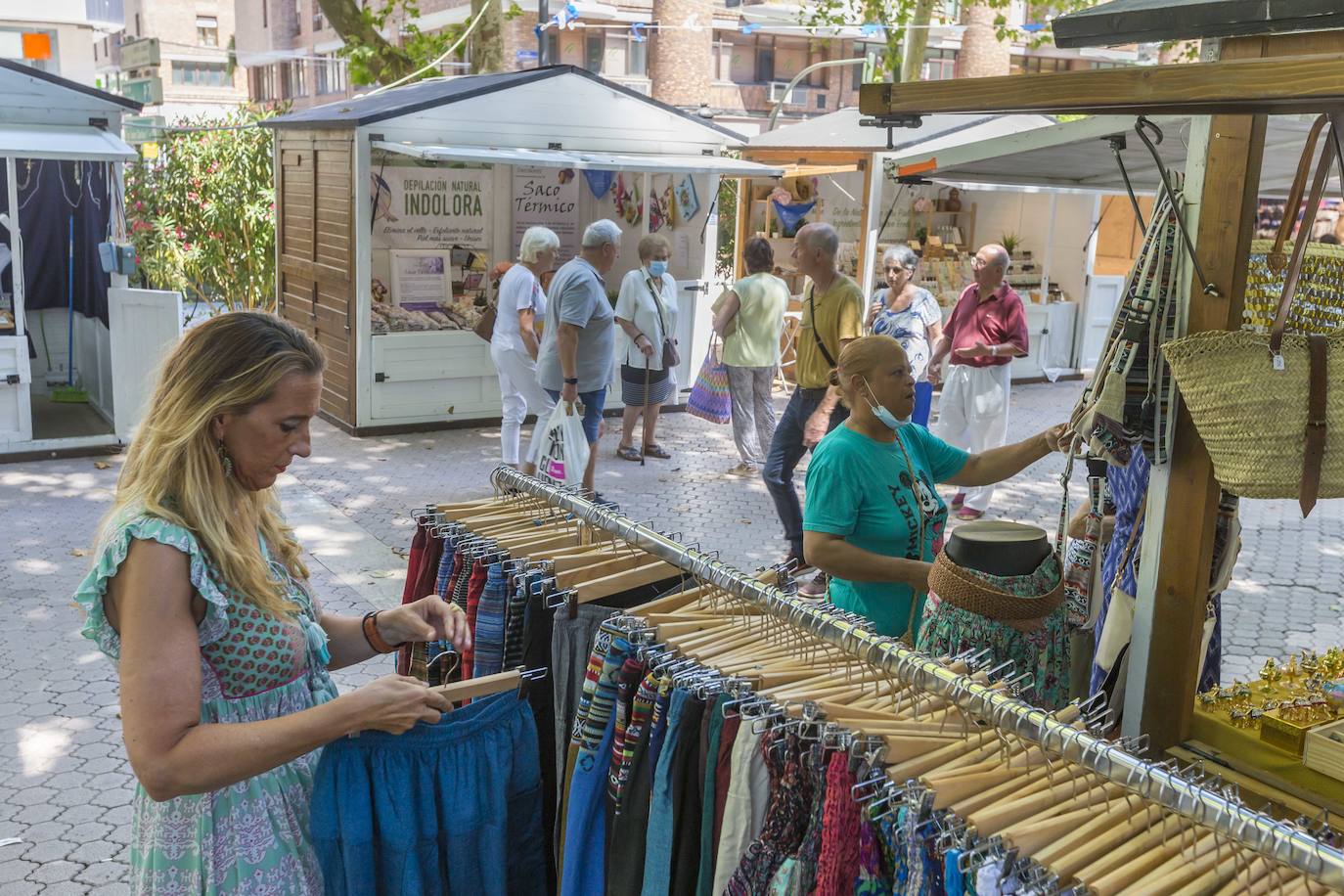 Fotos: Atracciones, mercado, palas y mucho más en las calles santanderinas