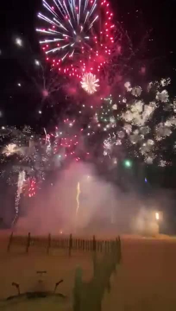 Así han sido los fuegos artificiales
