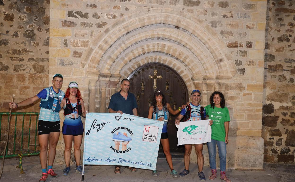 Dieciséis horas de carrera solidaria por el Camino Lebaniego