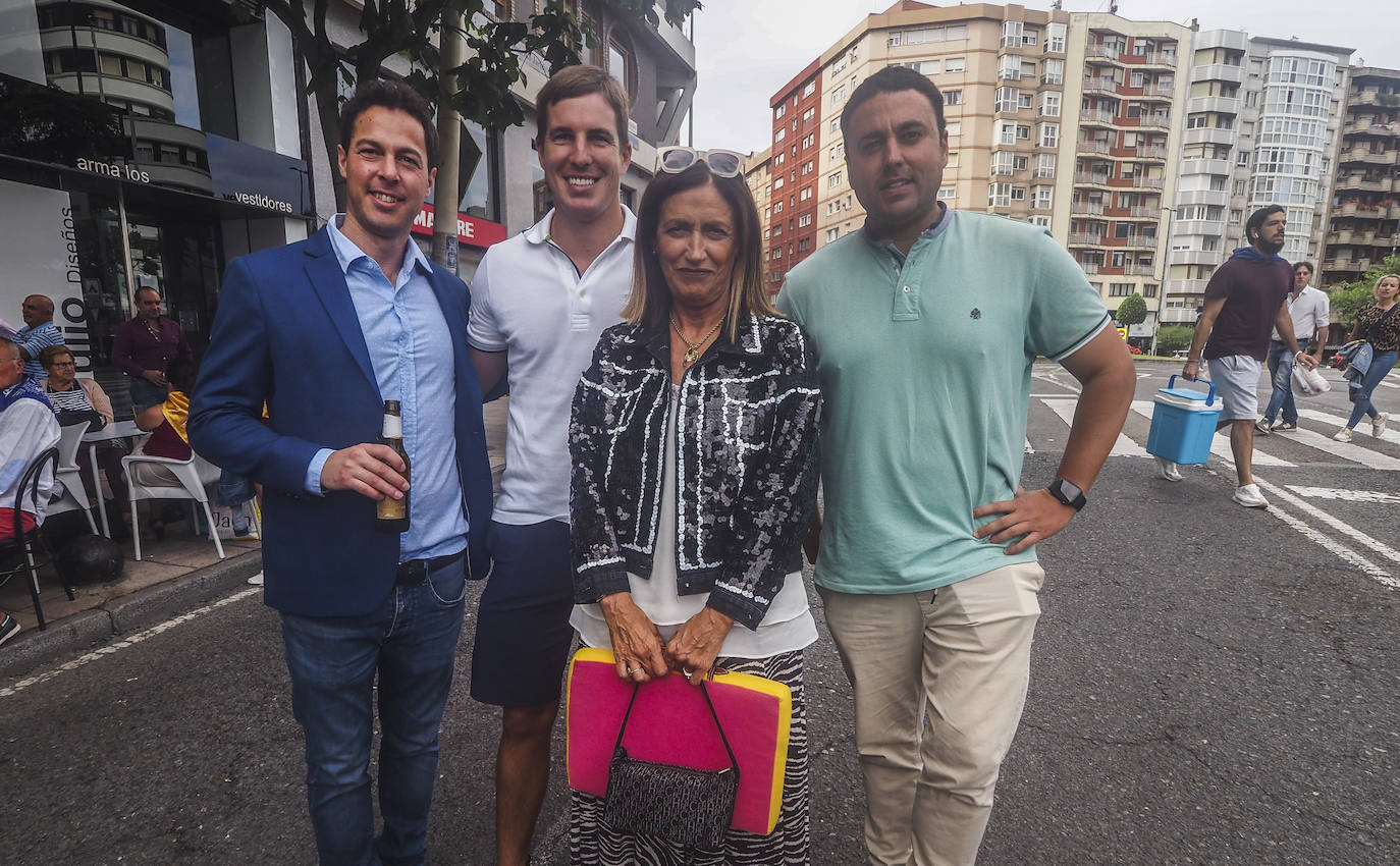 Sergio Trueba, Manolo Ballesteros, Chus Gómez y Jorge Bedia.