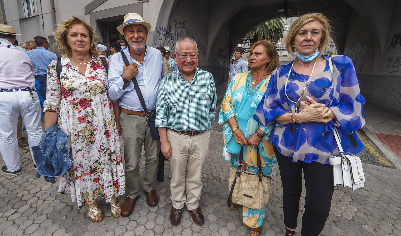 María Jesús García, Paulino Tuño, Hugo Pachas, Aurora Diego y Victoria Alonso. 