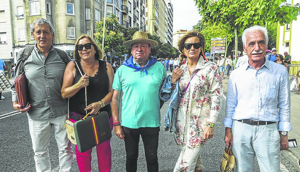 Javier Teja, Elsa Rodríguez, Santiago García, Isabel Martínez y Antonio Molina.