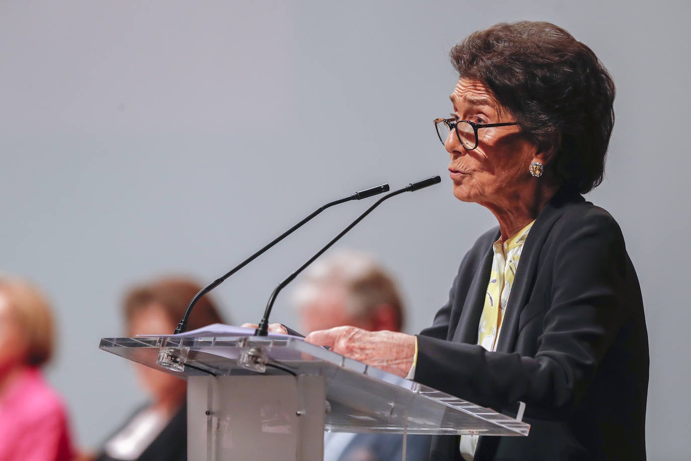 Paloma O'Shea durante su intervención: "Estoy muy contenta de haber llegado bien a esta edición, pero ya tengo una edad y no es razonable pensar que dentro de 3 ó 4 años conserve la energía necesaria para afrontar de nuevo este esfuerzo"