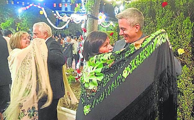 Zuloaga, en la Verbena del Mantón de Ramales de la Victoria.