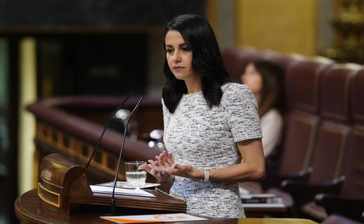 La presidenta de Ciudadanos, Inés Arrimadas 