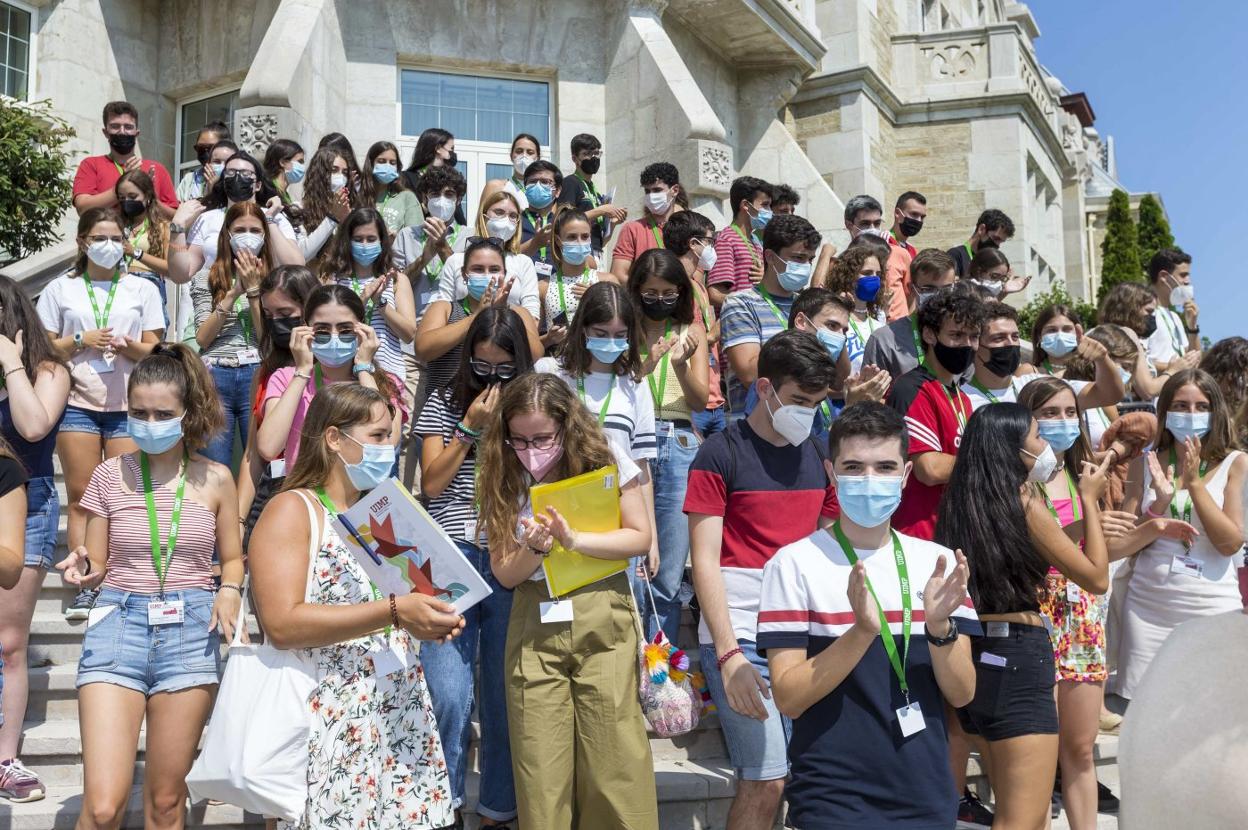 Alumnos del Aula Ortega y Gasset en la edición de 2021. 