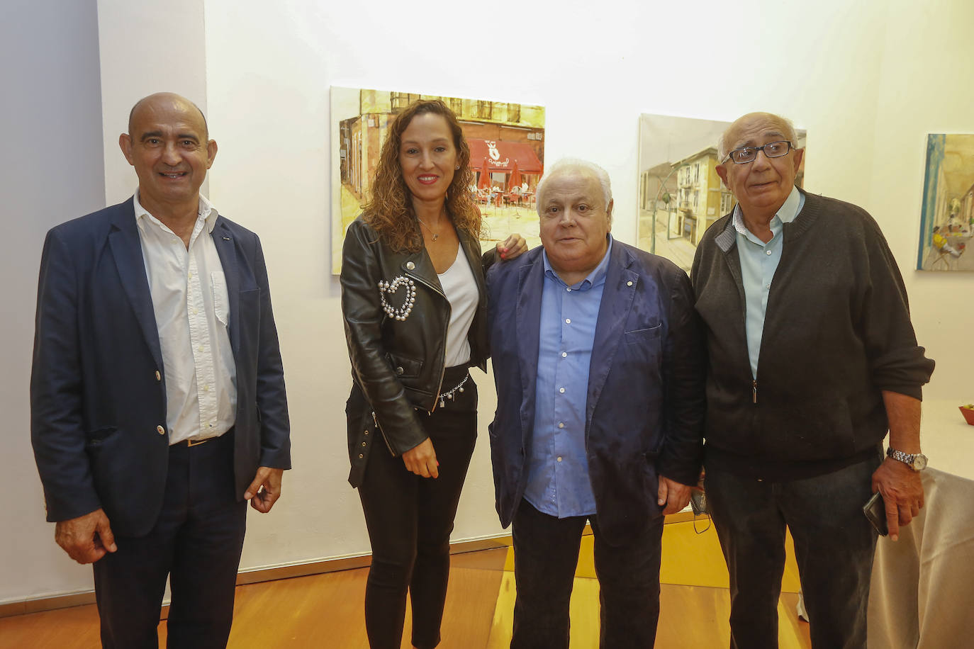 Tomás Castillo, Ana González, Joaquín Blanco y Emilio Centeno.