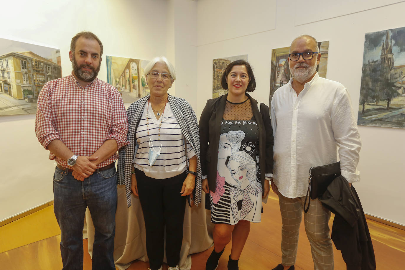 José Otto Oyarbide, Consuelo Gómez, Soraya González y Luis Saiz.