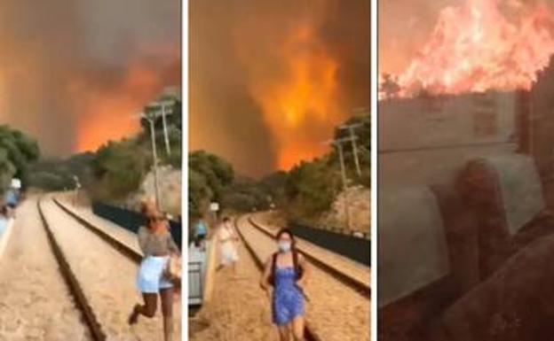 Pánico en el tren atrapado por el incendio de Bejís: «La gente que se quedó en el vagón sabía que se quedaba para morir»