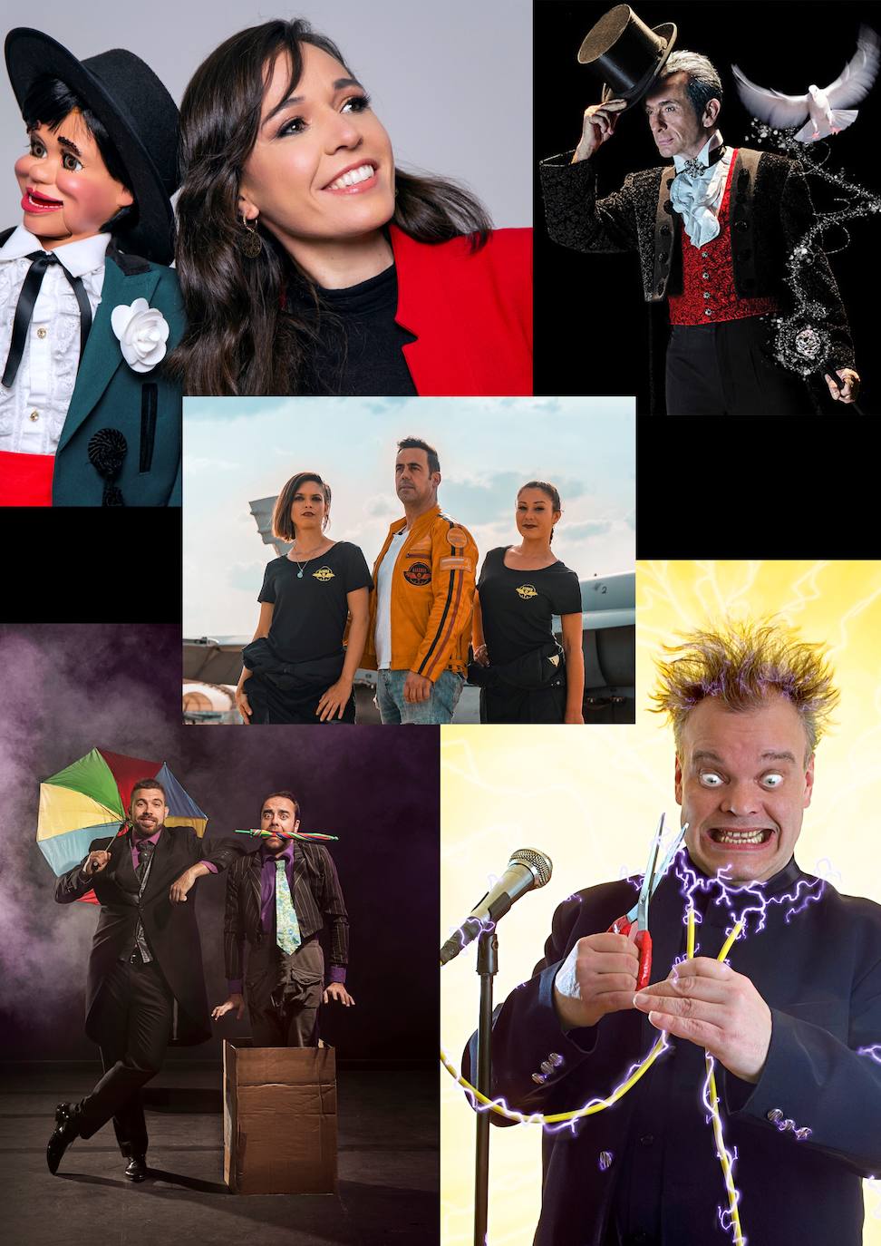 XII FESTIVAL INTERNACIONAL DE LA MAGIA Y LO VISUAL. Sábado 8 de octubre (19.30 h) y Domingo 9 (18.00 h). Sala Argenta. Raúl Alegría, dirección. A, B y C 18 euros. D 15 euros, PMR B 18 euros y PMR D 15 euros.