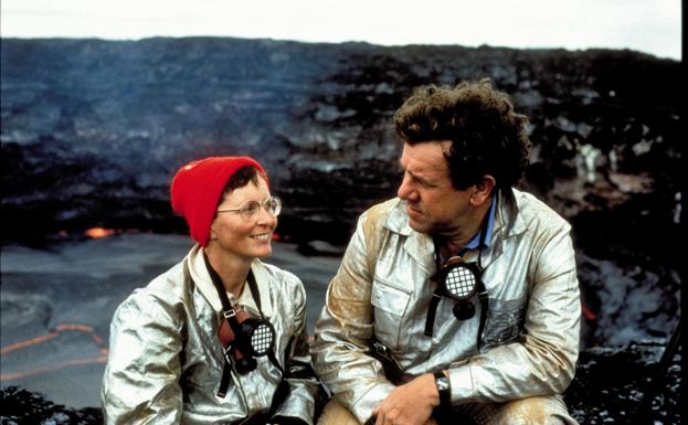 Katia y Maurice Krafft murieron en la erupción del Unzen (Japón) en 1991.