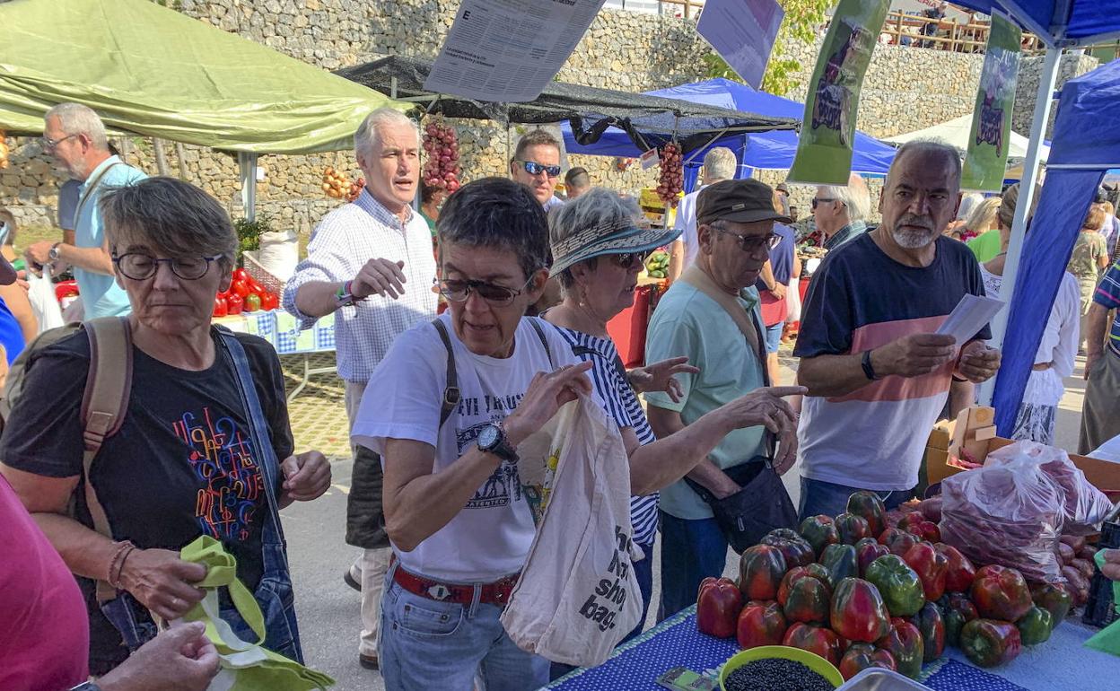 Celebración de la Feria del Pimiento, en Isla, en 2019.