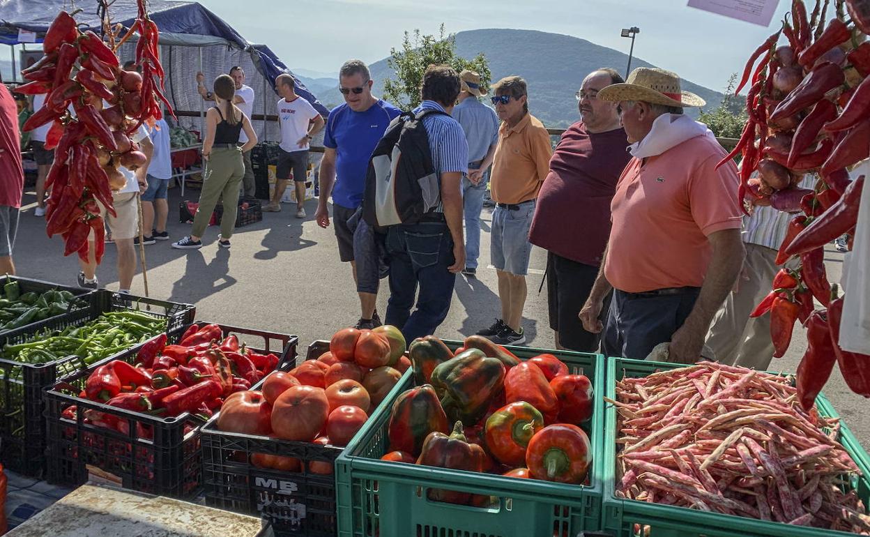 Jornadas del pimiento en Isla en el verano de 2019.