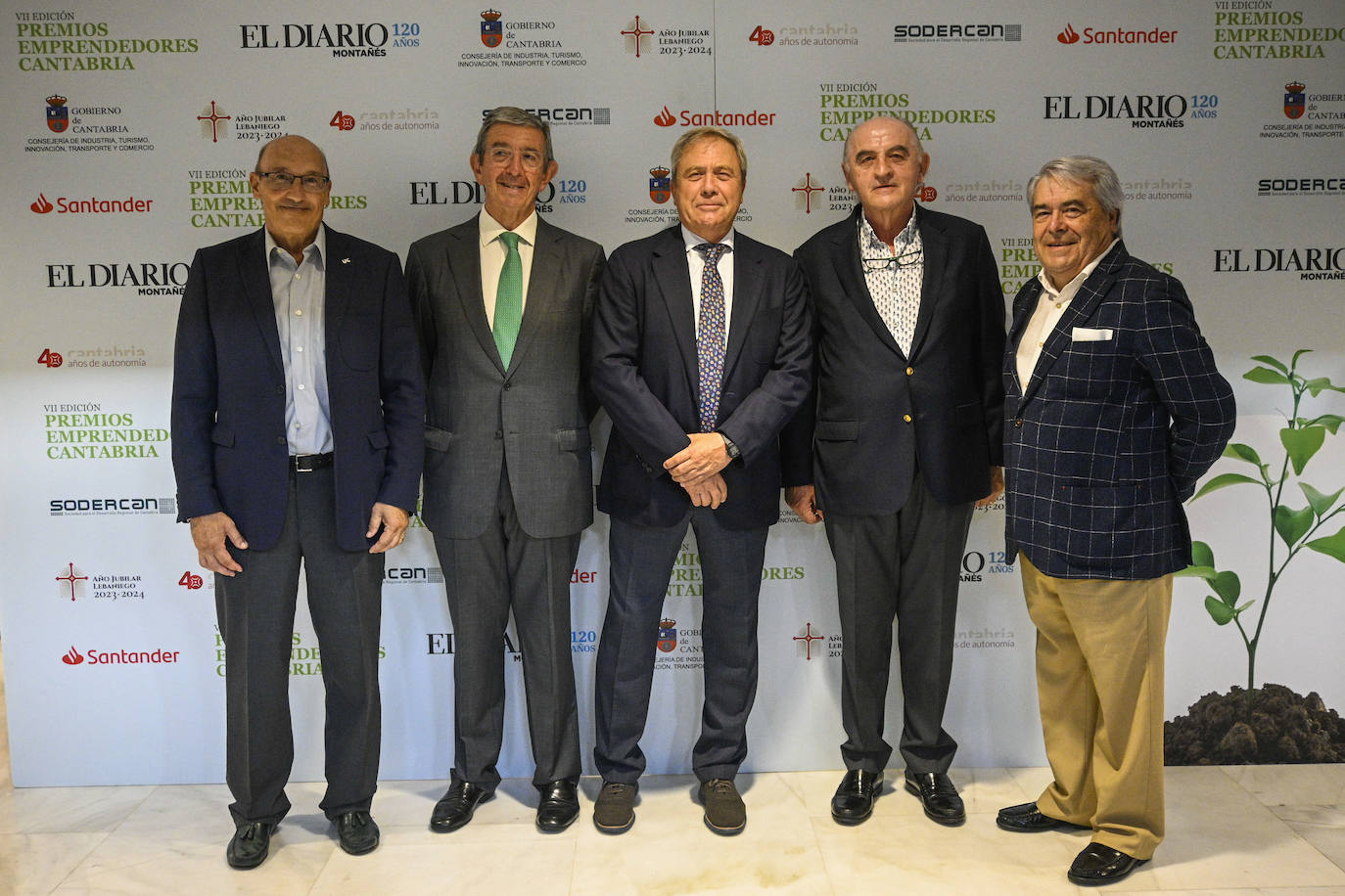 Federico Gutiérrez Solana, Luis Revenga, José Ramón Álvarez, Jesús Martínez y Víctor Bustillo.