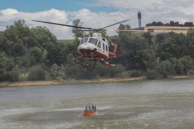 Imágenes del helicóptero del Gobierno de Cantabria.