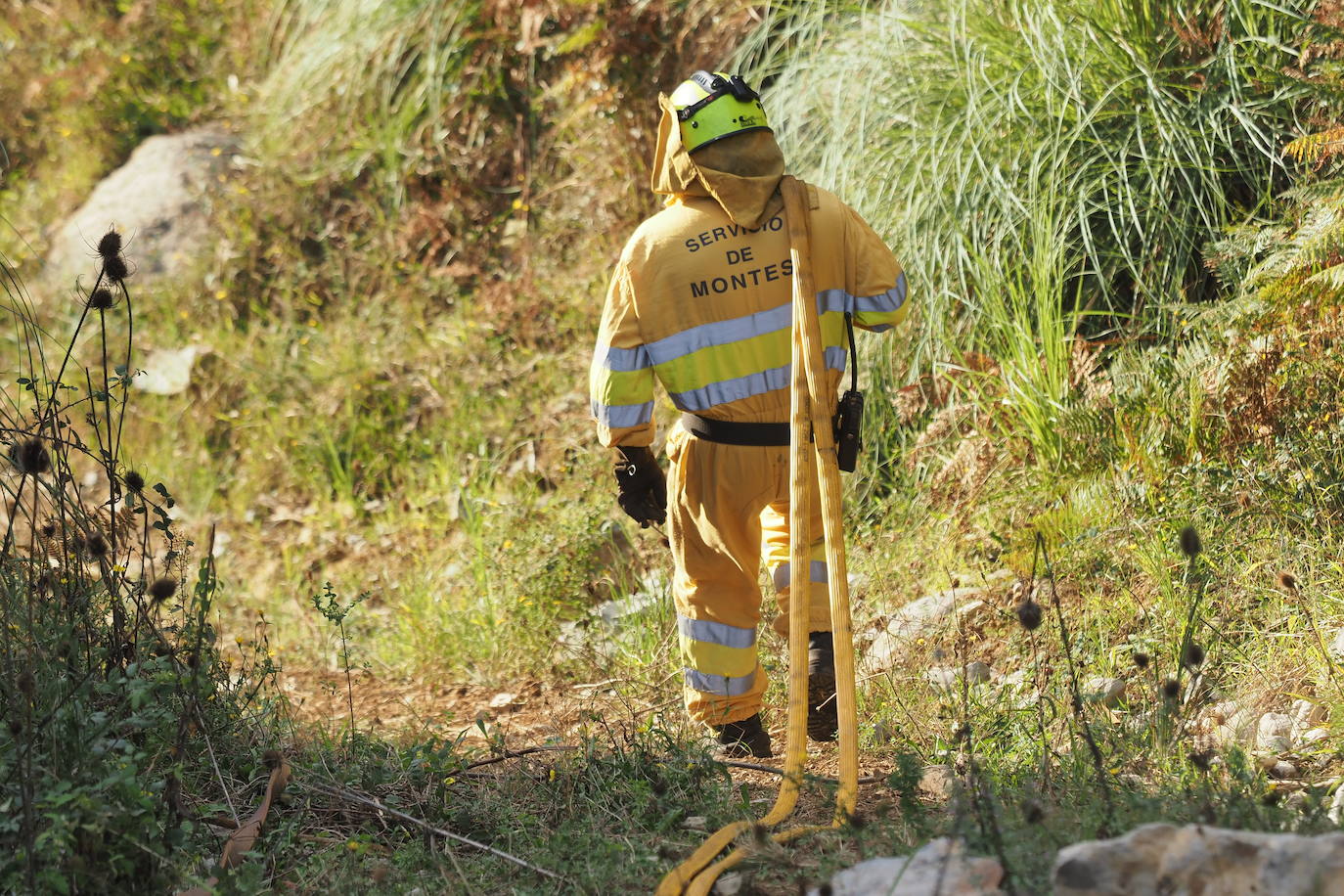 Fotos: Incendios activos pero contolados en Cantabria