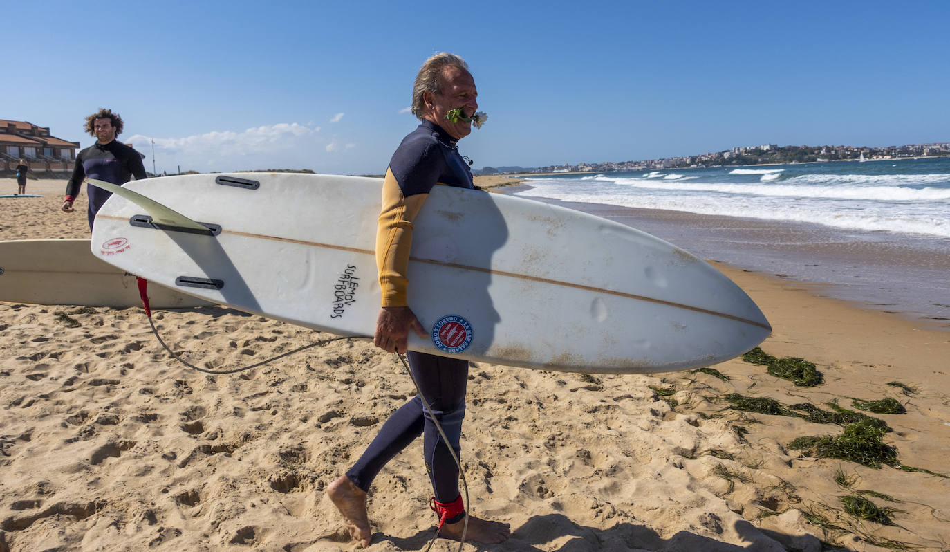 Fotos: Adiós a Manuel MArtínez &#039;Lolis&#039;, uno de los pioneros del surf en Cantabria