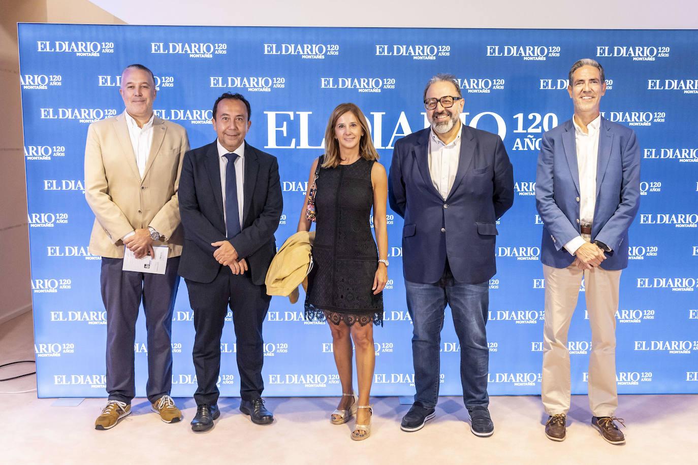 Ángel Herrero (izquierda), Carlos Fernández, María del Mar García, Raúl Santos y Carlos Augusto.