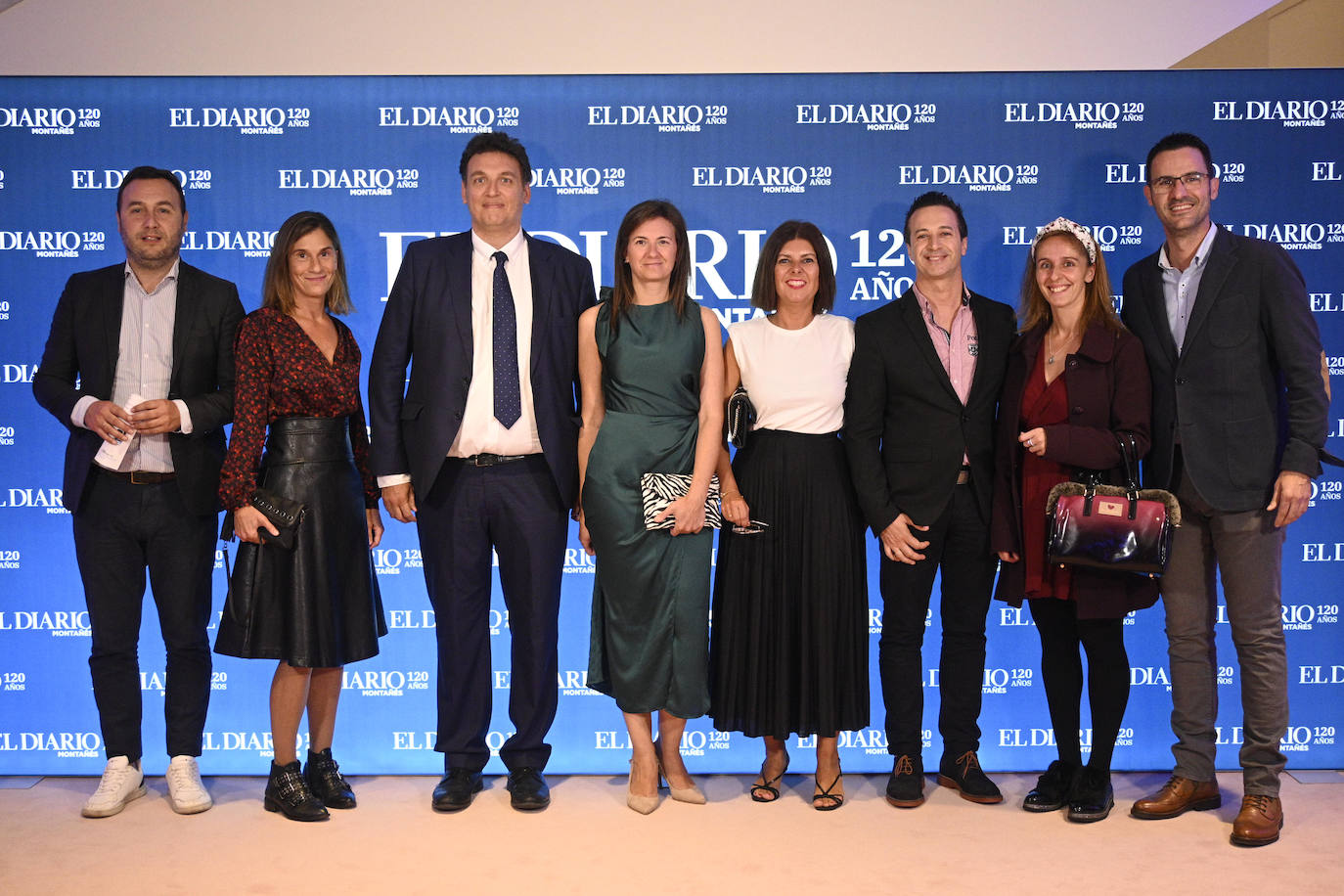 Eduardo de la Hera (izquieda), Mónica Aira, Pablo Herrero, Rocío Anarte, Enar Eschel, Sergio García, Ana Fernández y Alfonso Ruiz.