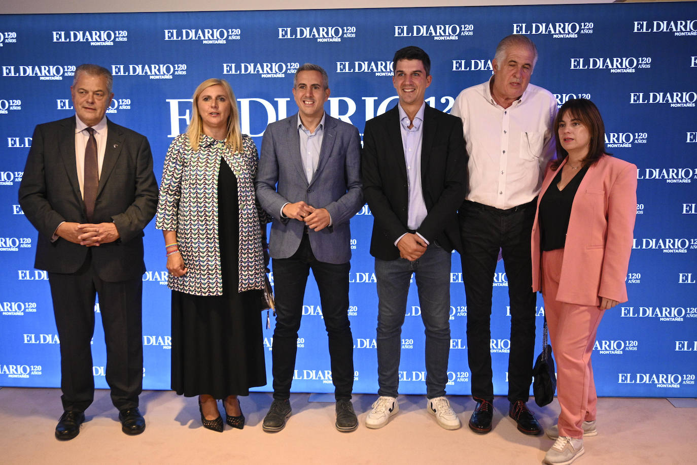 Joaquín Gómez (izquierda), Noelia Cobo, Pablo Zuloaga, Daniel Fernández, José Luis Herrero y Silvia Abascal.