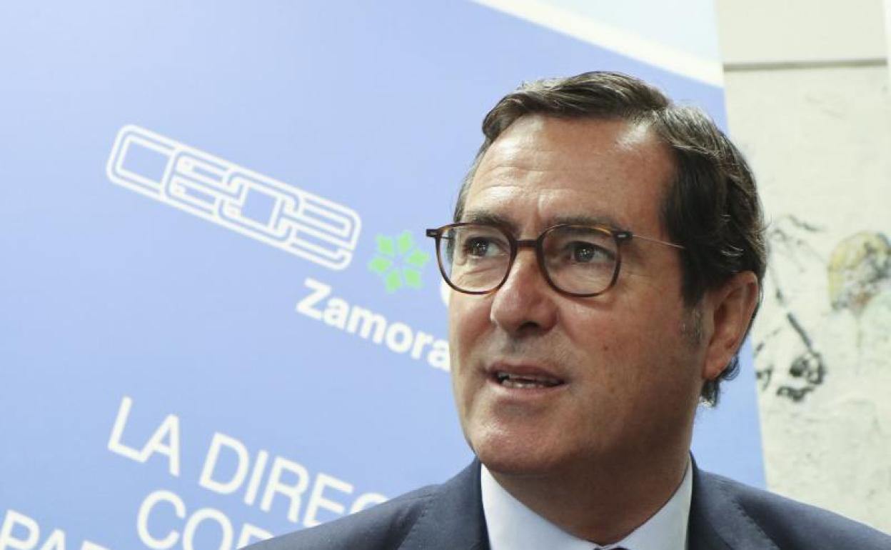 Antonio Garamendi, presidente de la CEOE. 