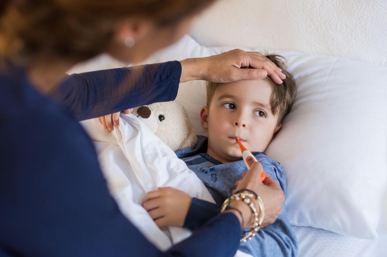 Todo parece indicar que la nueva temporada de gripe afectará de forma significativa a los niños. 