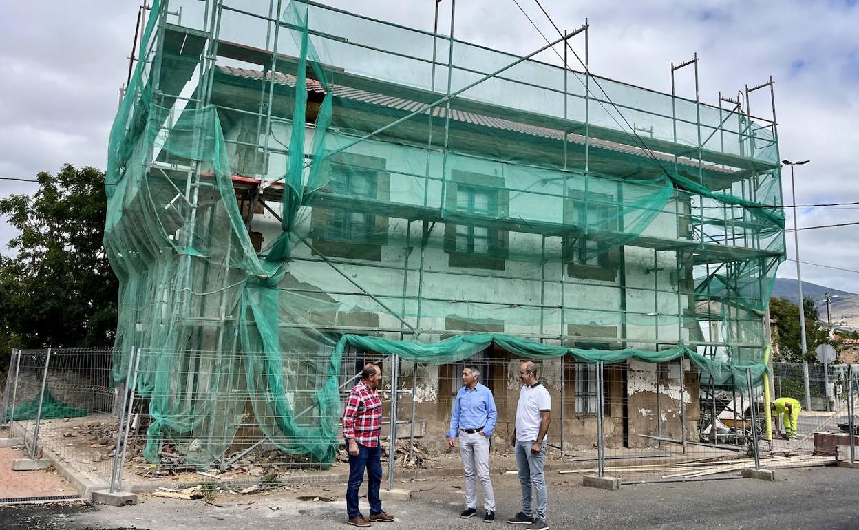 Estado que presenta el edificio tras concluir la primera fase de las obras. 