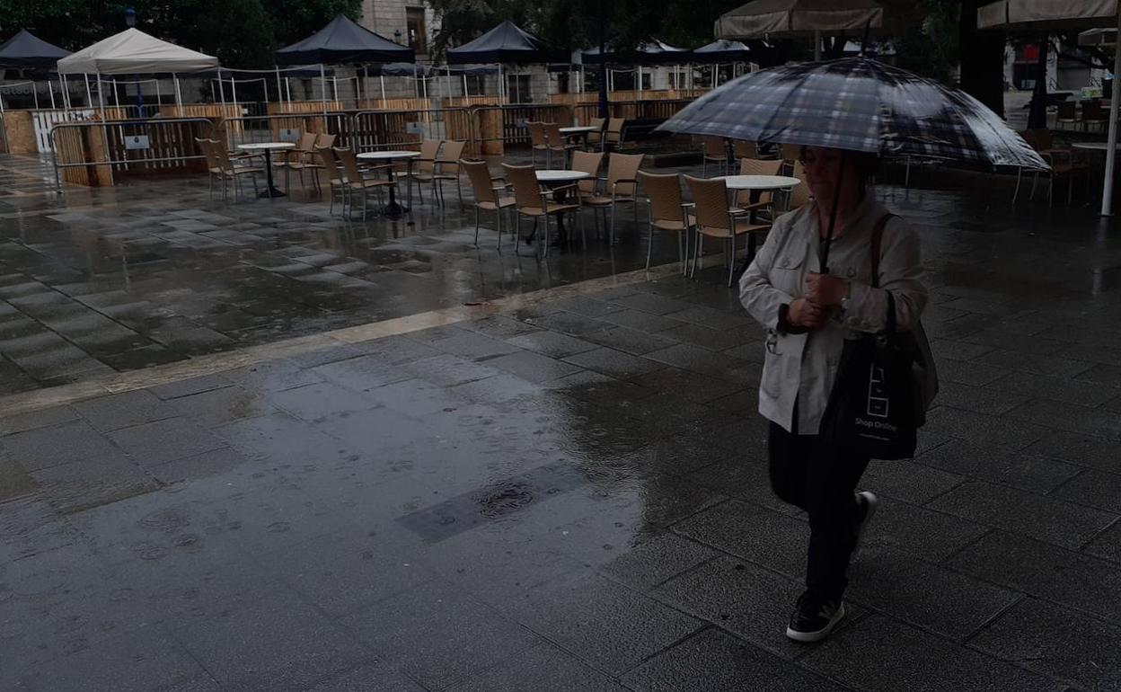 Imágenes de esta mañana en Santander.