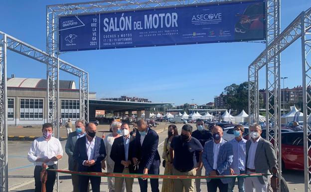 Imagen de archivo de la inauguración del Salón del Motor 2021. 