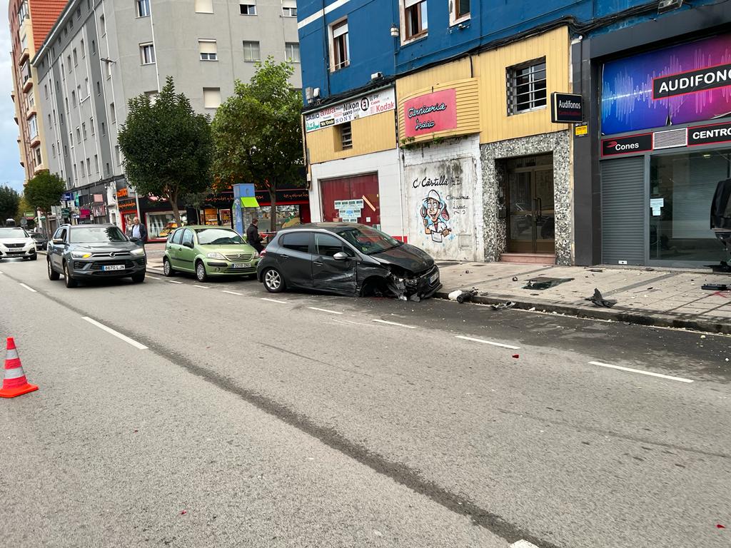 Fotos: El accidente en la calle Castilla, en imágenes