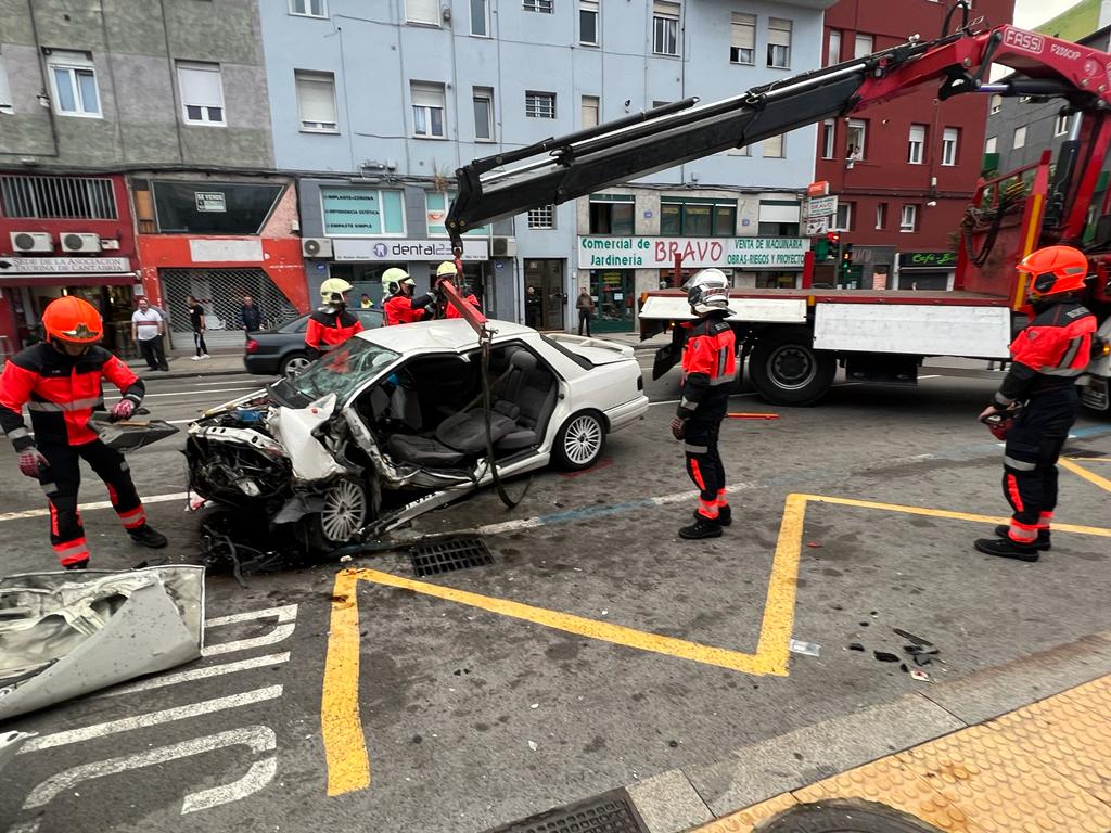 Fotos: El accidente en la calle Castilla, en imágenes