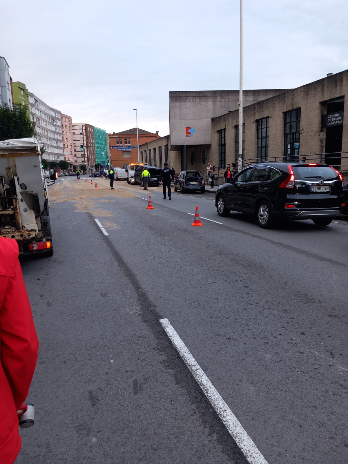 Fotos: El accidente en la calle Castilla, en imágenes