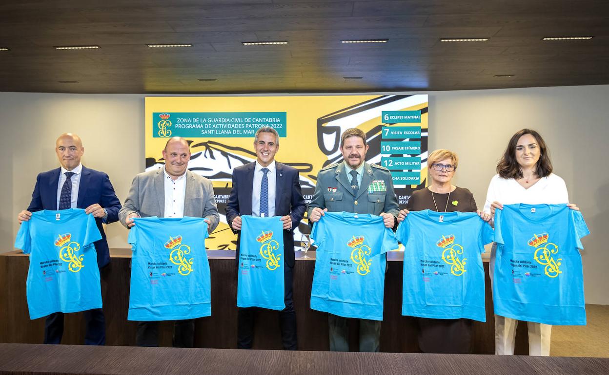 Marcha solidaria en Santillana del Mar en favor de los niños con cáncer de la asociación Amara