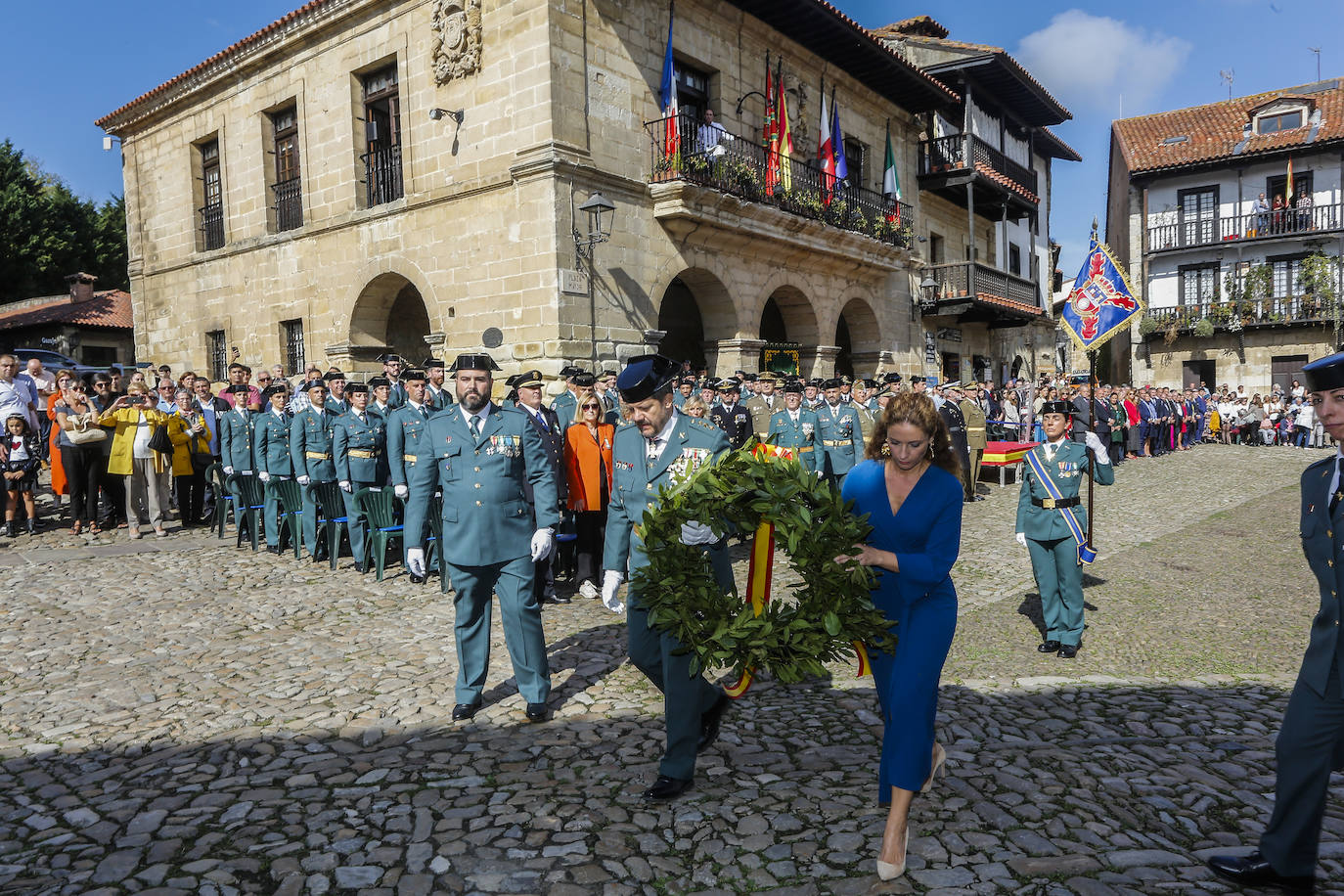 Fotos: Imágenes del acto de la Guardia Civil en Santillana del Mar