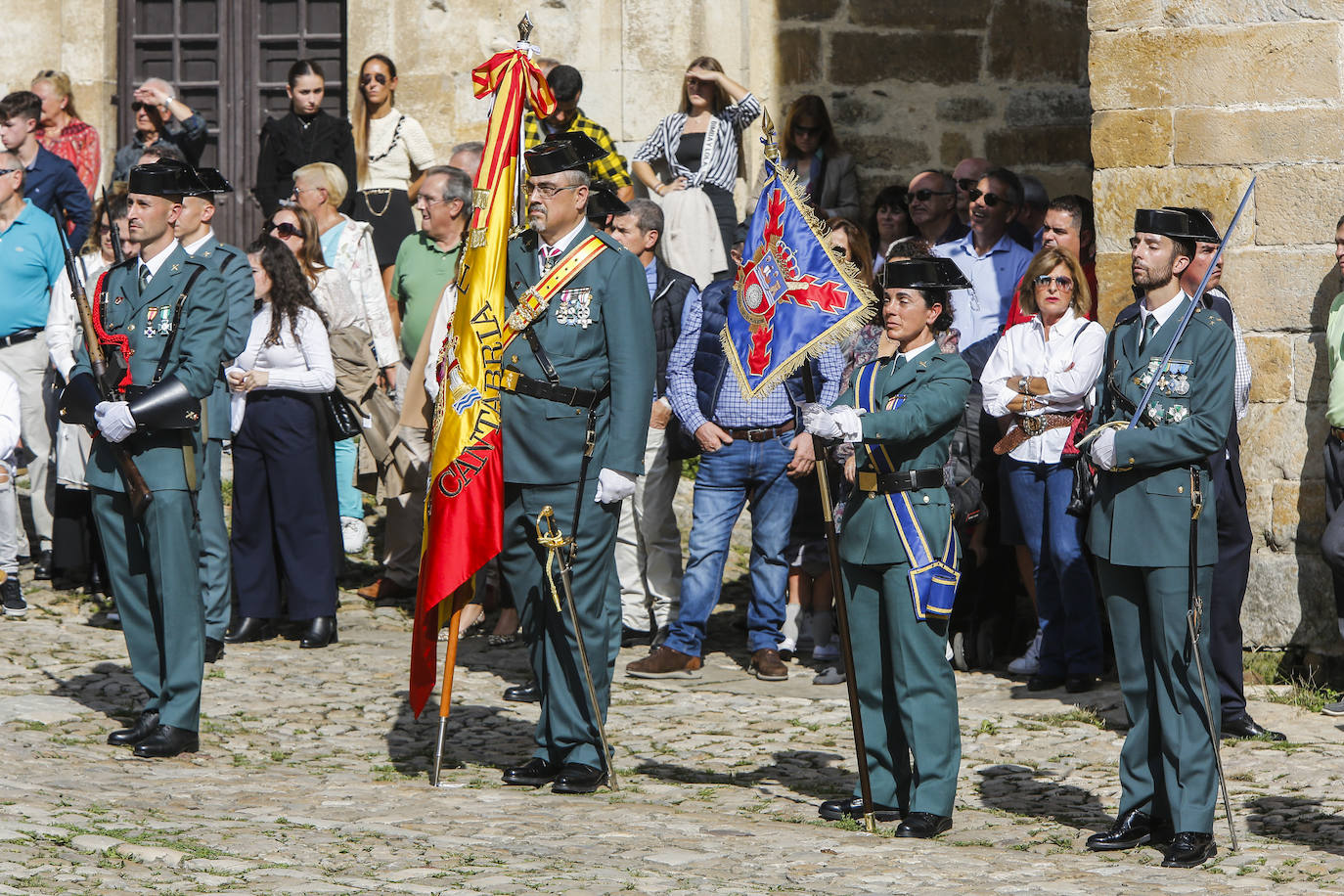 Fotos: Imágenes del acto de la Guardia Civil en Santillana del Mar