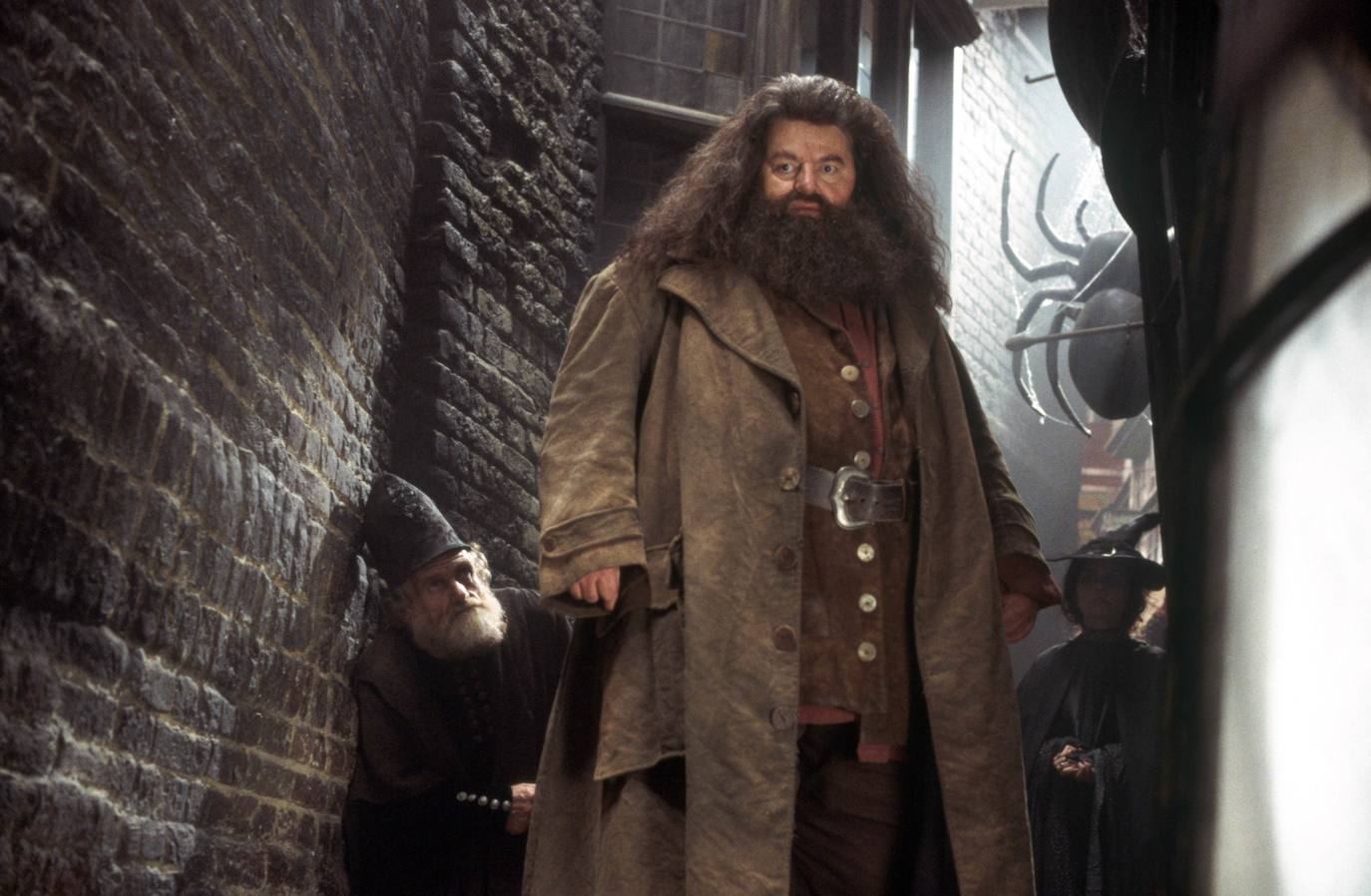 Robbie Coltrane, como Hagrid.